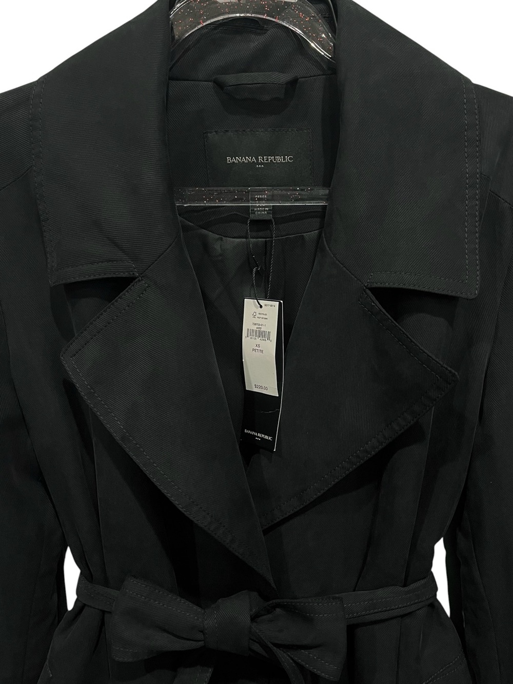 BANANA REPUBLIC SOFT TENCEL TRENCH COAT NWT - Picture 6 of 8